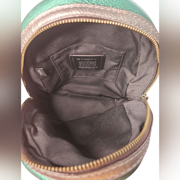 Coach Andi Mini Backpack in Metallic Colorblock Leather - Picture 9 of 10